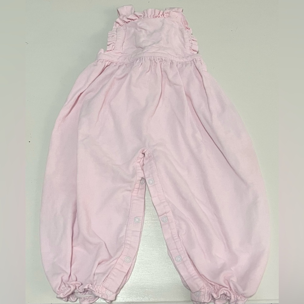 Charming Pink Kids Overalls